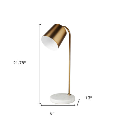 White Lamp Base w/ Shade