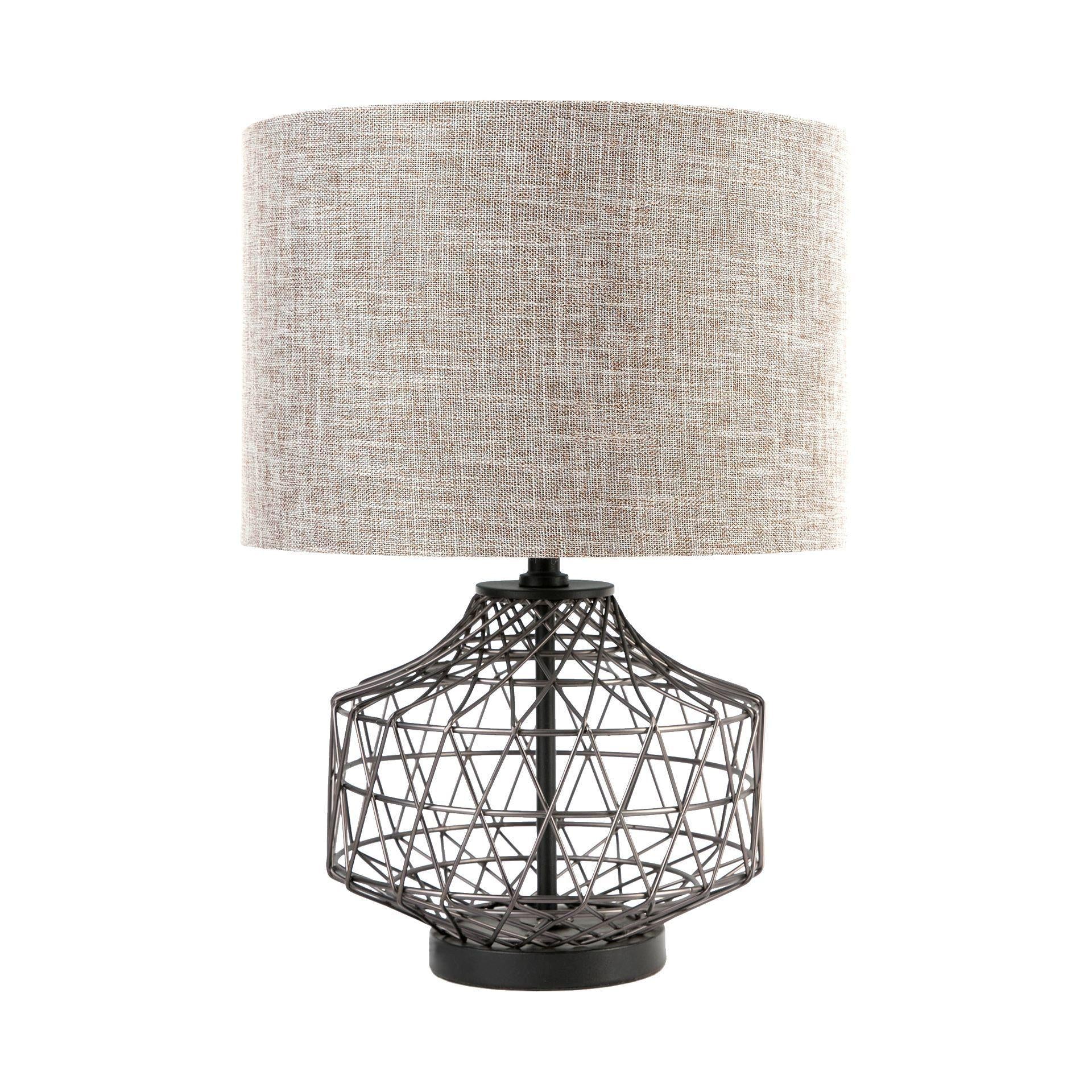 Black Lamp Base w/ Shade