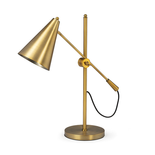 Gold Lamp Base w/ Gold Shade