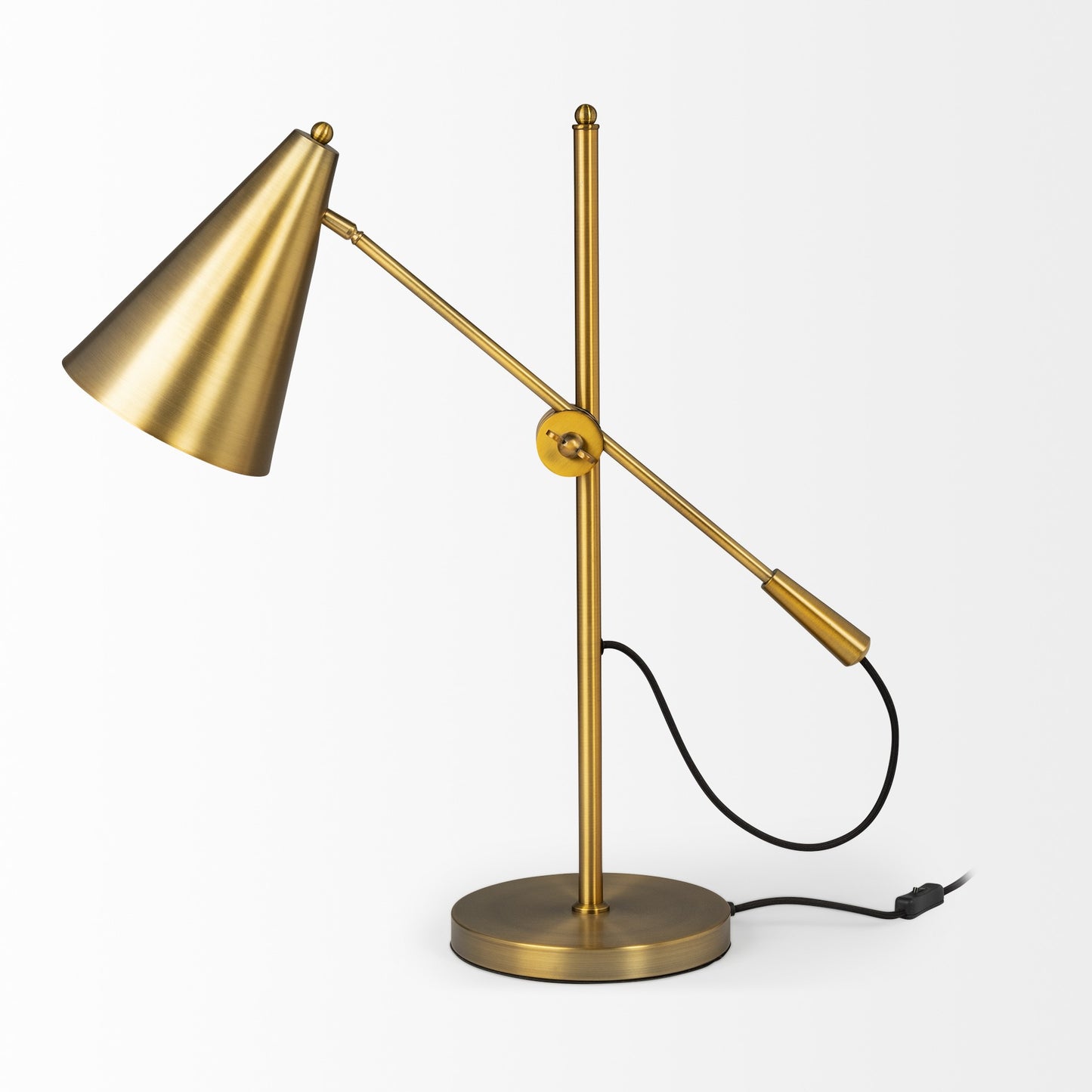 Gold Lamp Base w/ Gold Shade