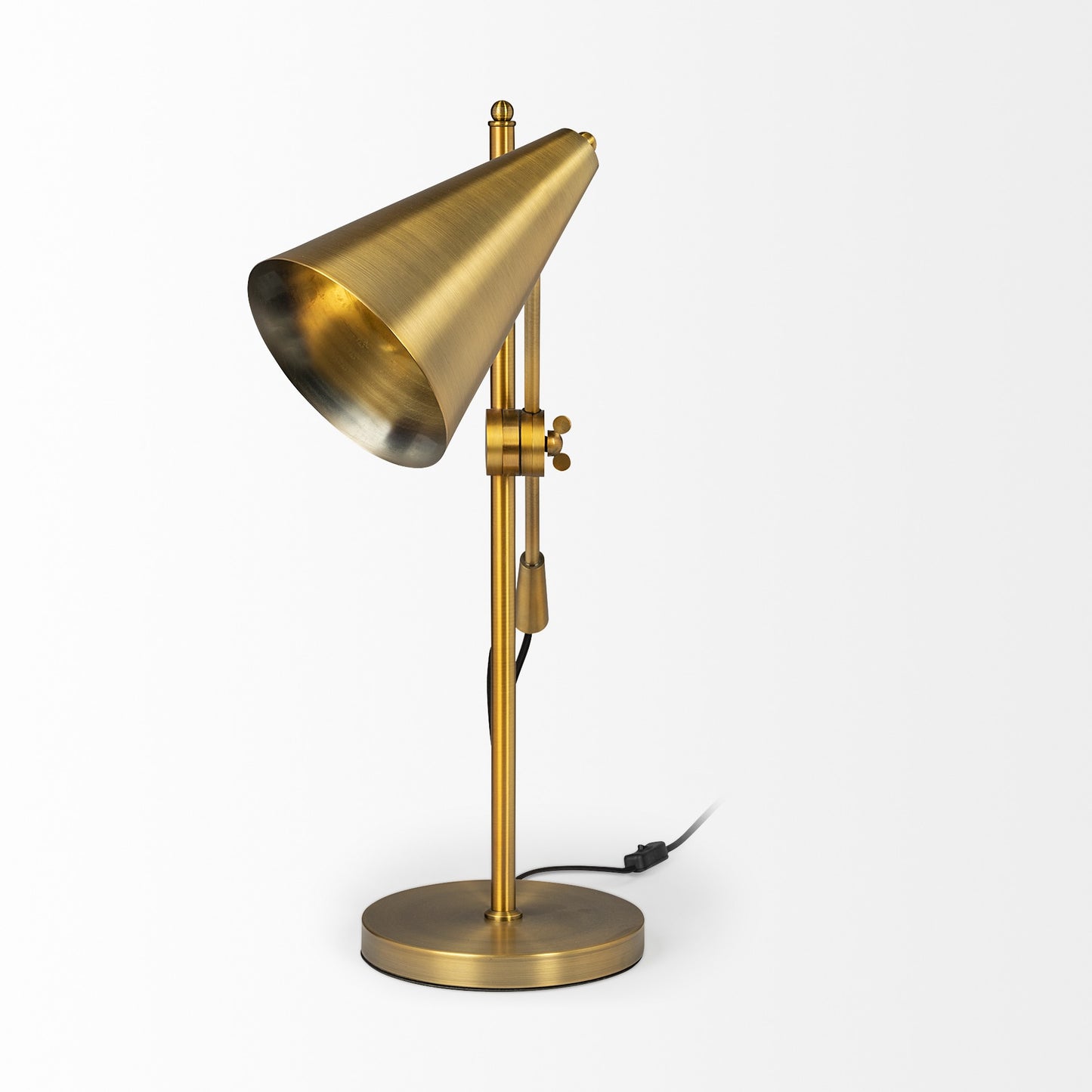 Gold Lamp Base w/ Gold Shade