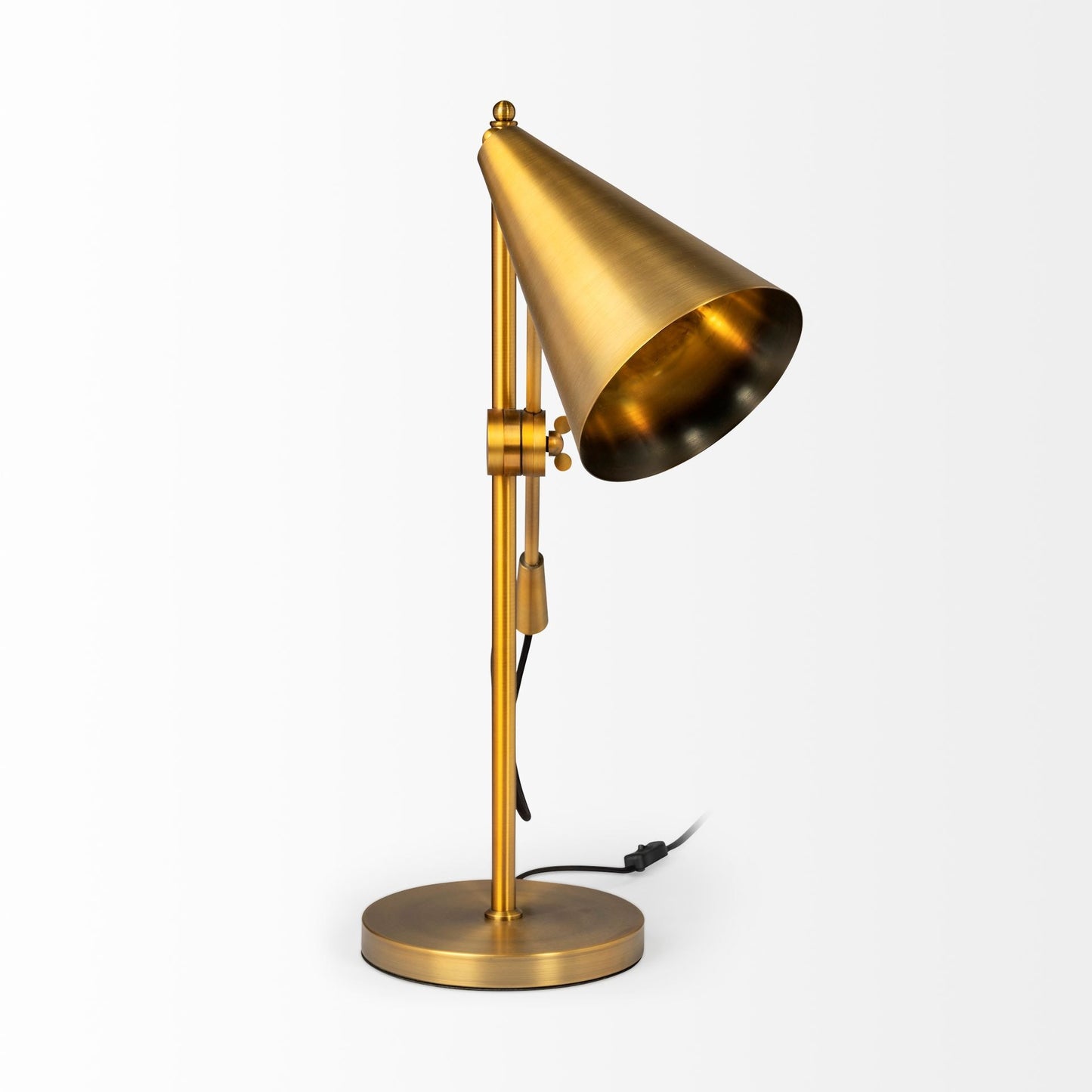Gold Lamp Base w/ Gold Shade