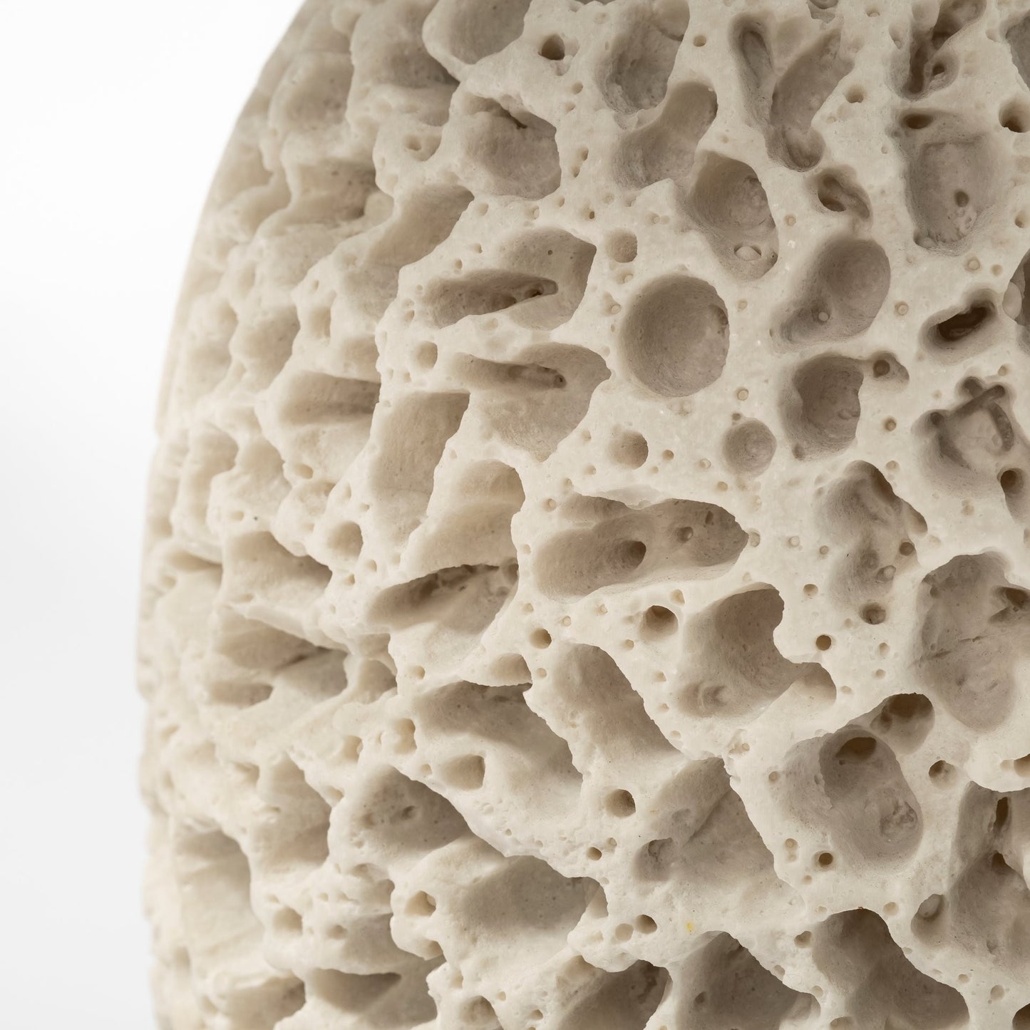 Beige Lamp Base w/ Champagne Shade