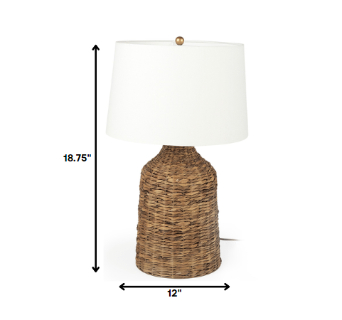 Brown Lamp Base w/ Shade