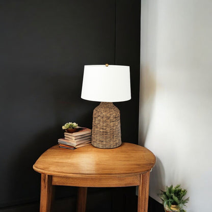 Brown Lamp Base w/ Shade