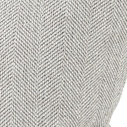 Ash Gray Basket Weave Accent Pillow