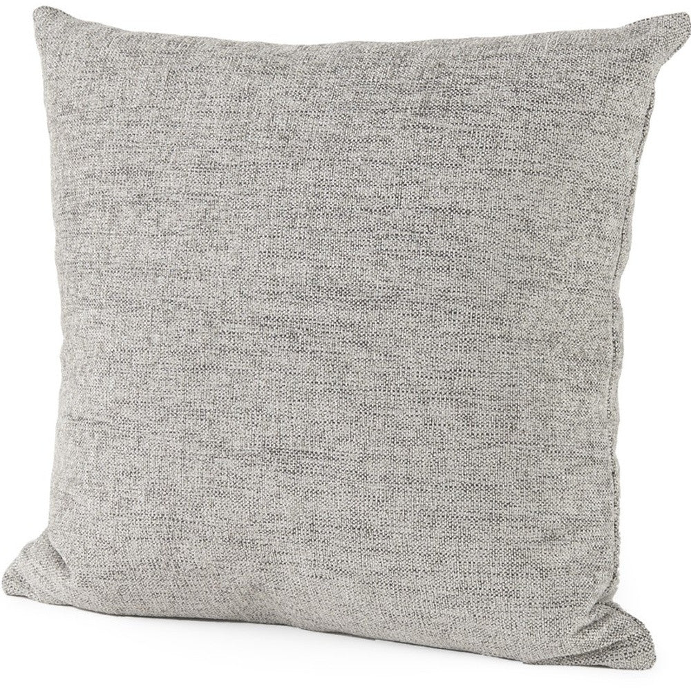 Stone Gray Basket Weave AccentPillow