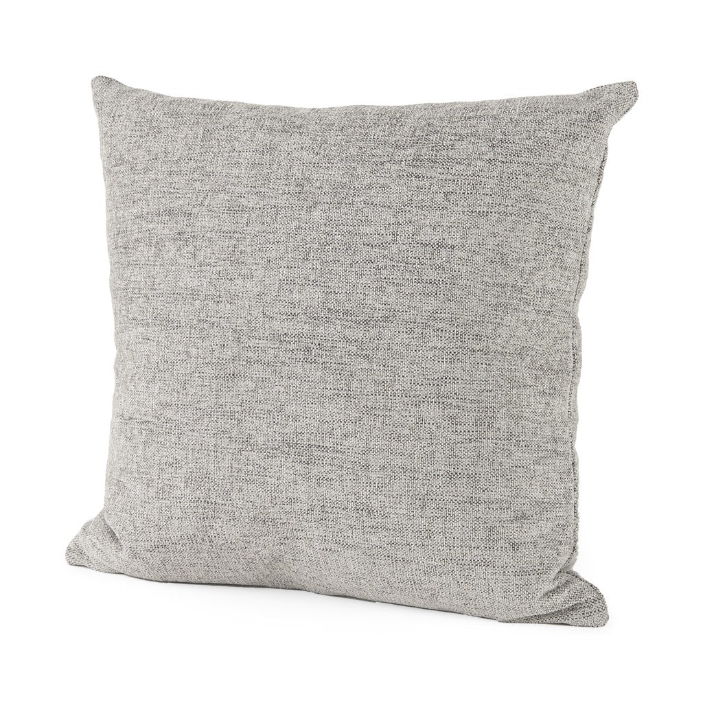 Stone Gray Basket Weave AccentPillow