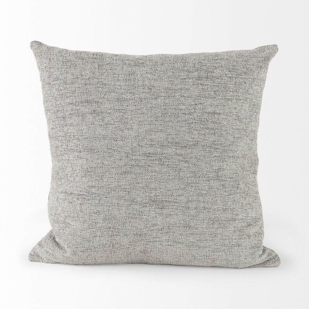 Stone Gray Basket Weave AccentPillow