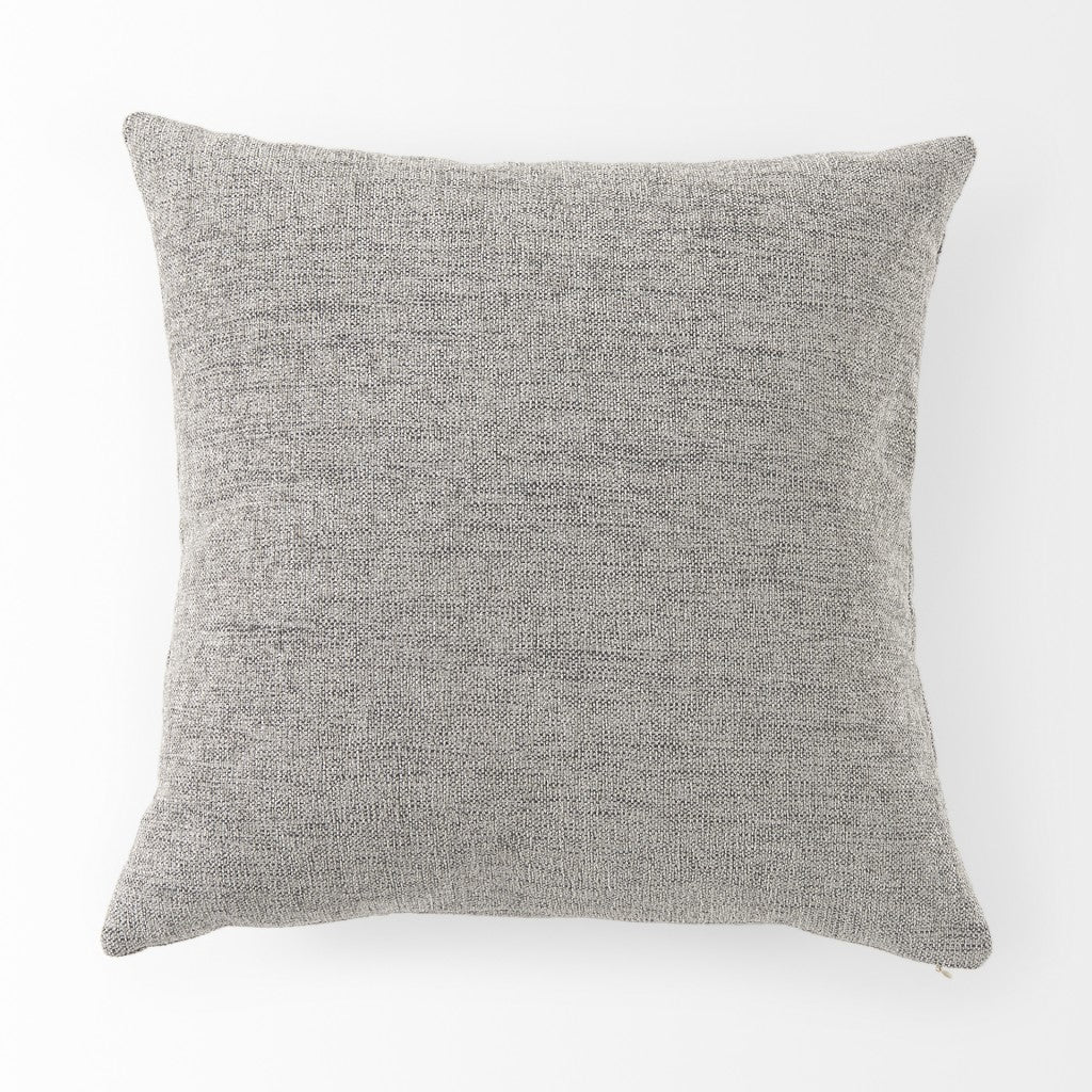 Stone Gray Basket Weave AccentPillow