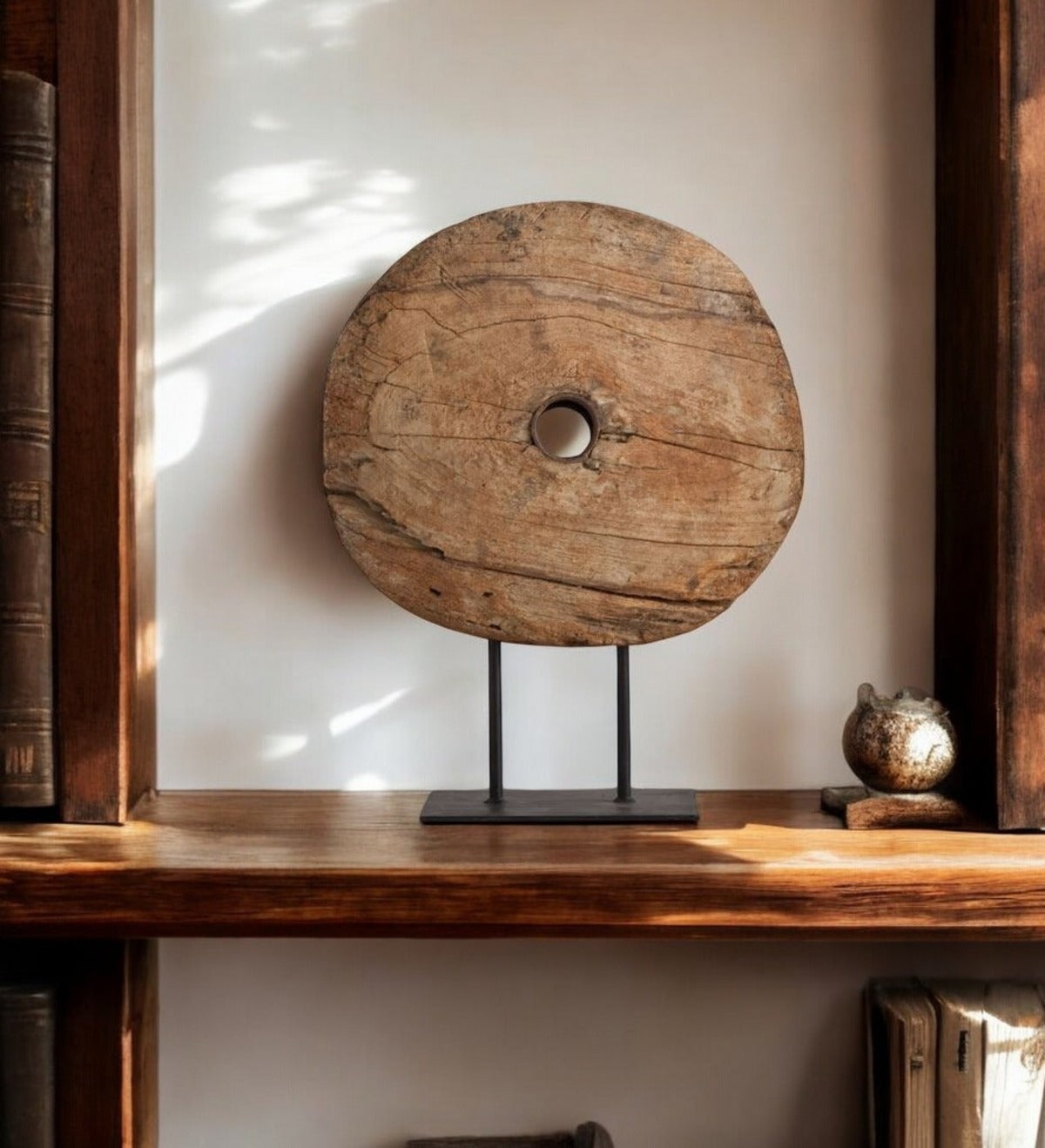 Brown Tabletop Sculpture