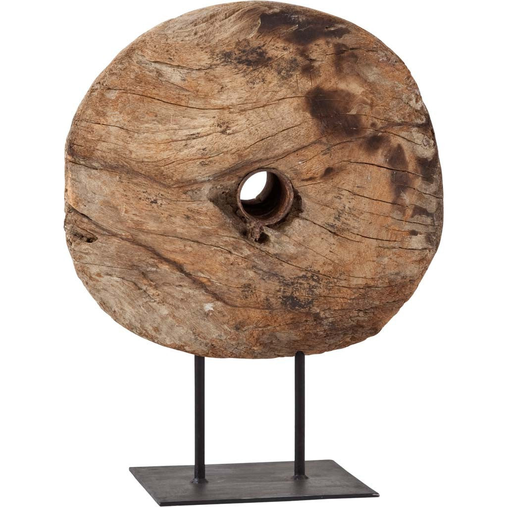 Brown Tabletop Sculpture