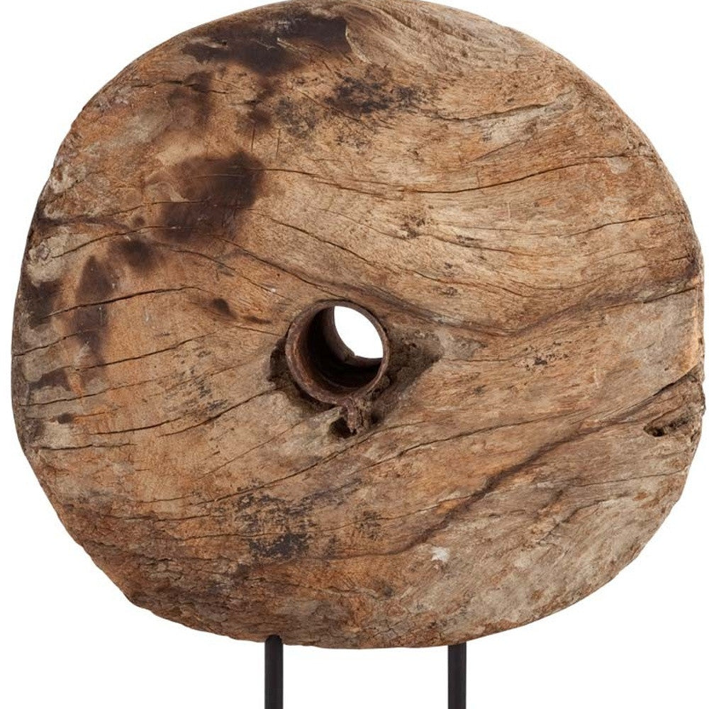 Brown Tabletop Sculpture