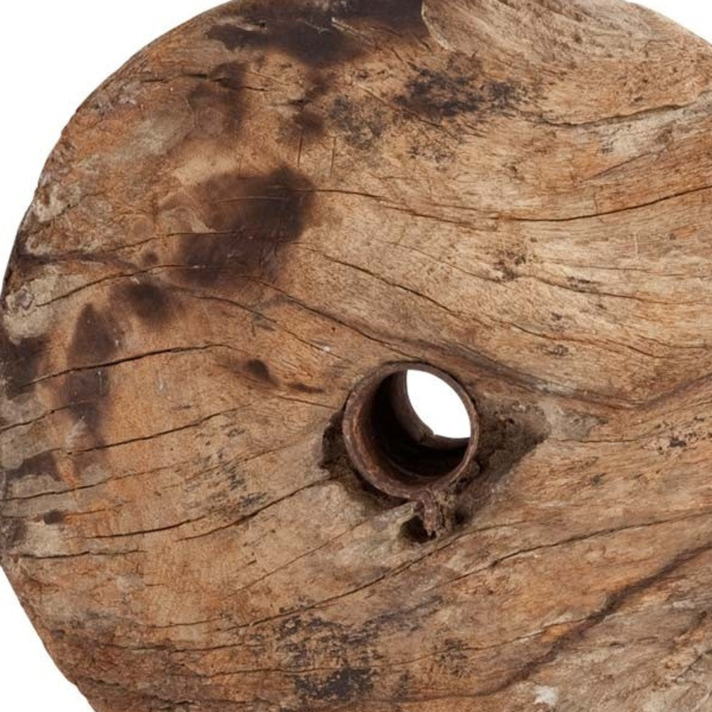 Brown Tabletop Sculpture