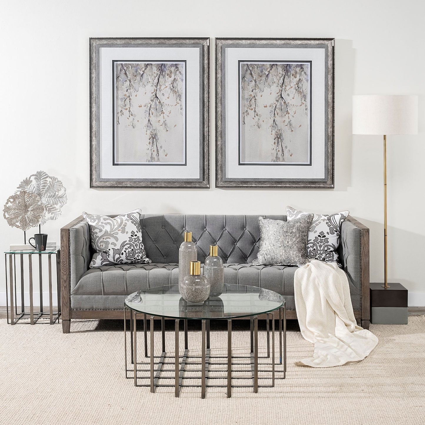 White Metal Sculpture