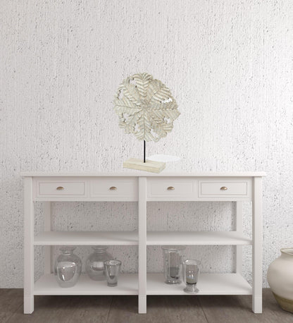 White Metal Sculpture