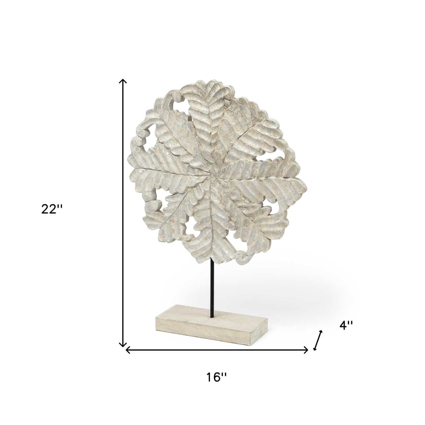 White Metal Sculpture