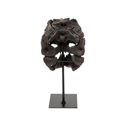 Brown Fabric Dinosaur Tabletop Sculpture