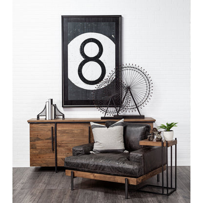 Metal & Wood London Eye Moveable Sculpture