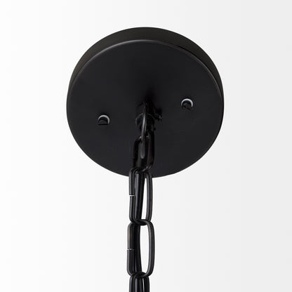 Black Sphere Pendant Hanging Light