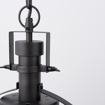 Black Sphere Pendant Hanging Light