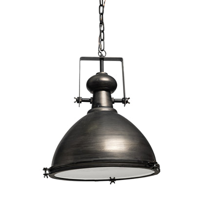 Industrial Gray Hanging Pendant Light