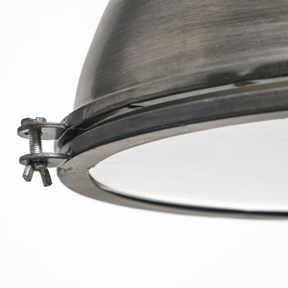 Industrial Gray Hanging Pendant Light