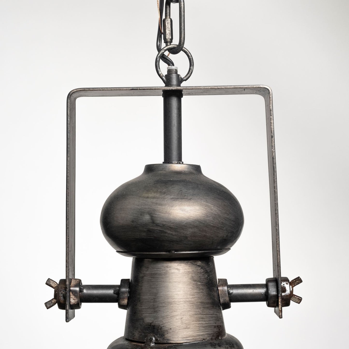 Industrial Gray Hanging Pendant Light