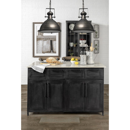 Industrial Gray Hanging Pendant Light
