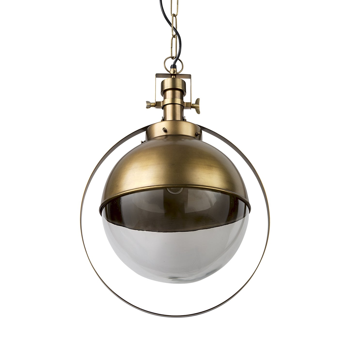 Gold Sphere Pendant Hanging Light