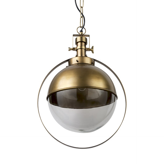 Gold Sphere Pendant Hanging Light