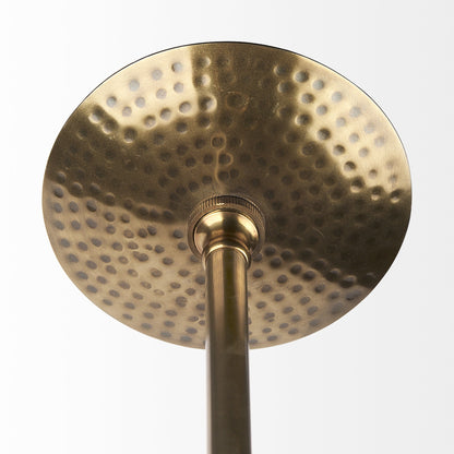 Hammered Gold Hanging Pendant Light