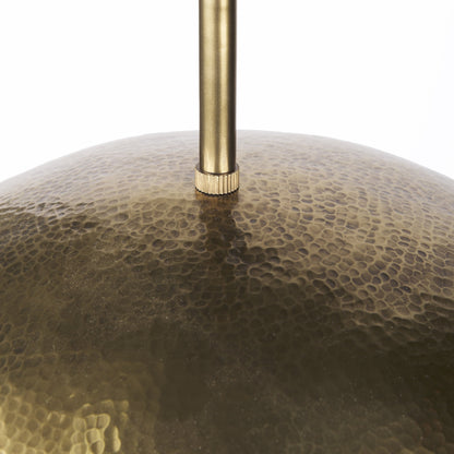 Hammered Gold Hanging Pendant Light