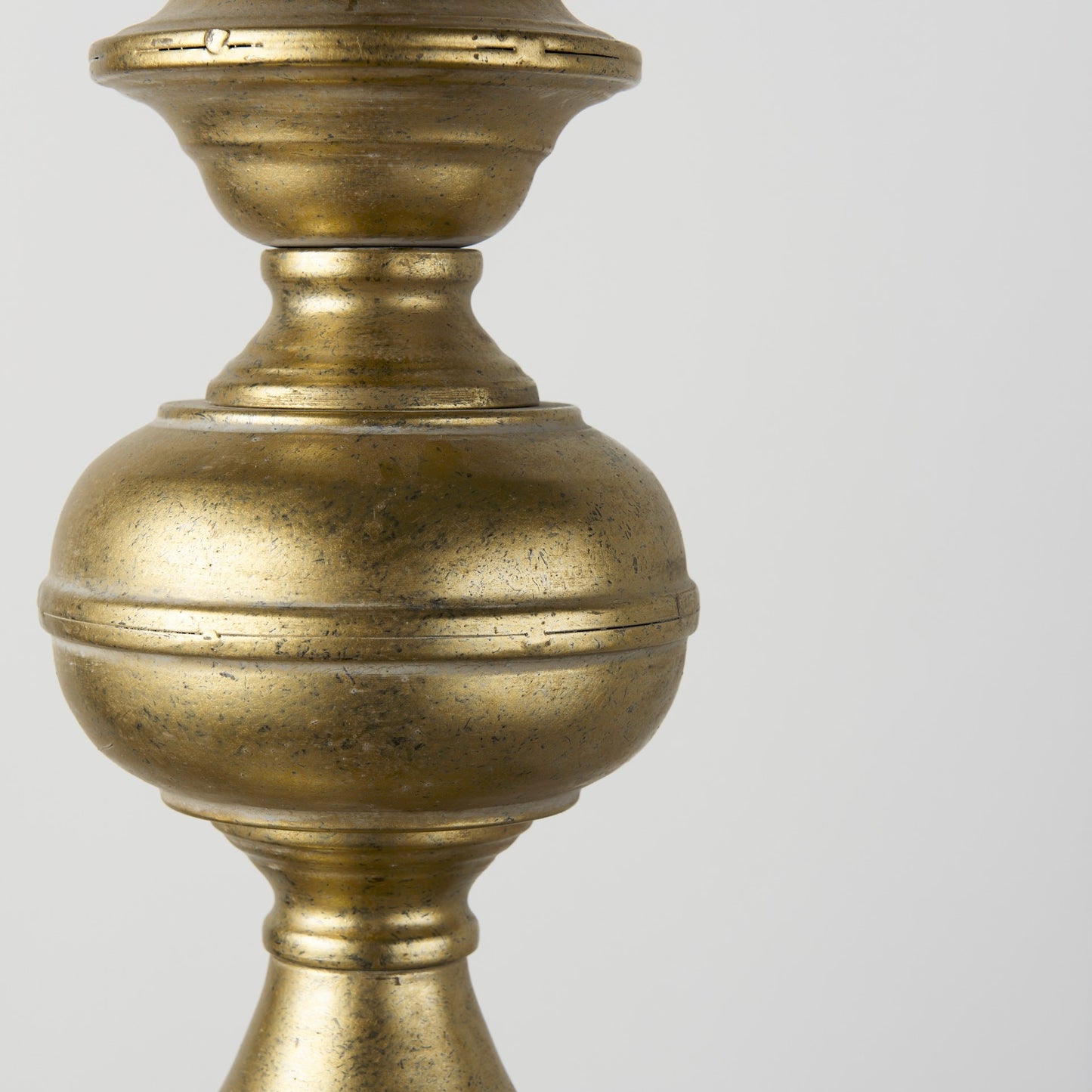Gold Toned Dome Hanging Pendant Light