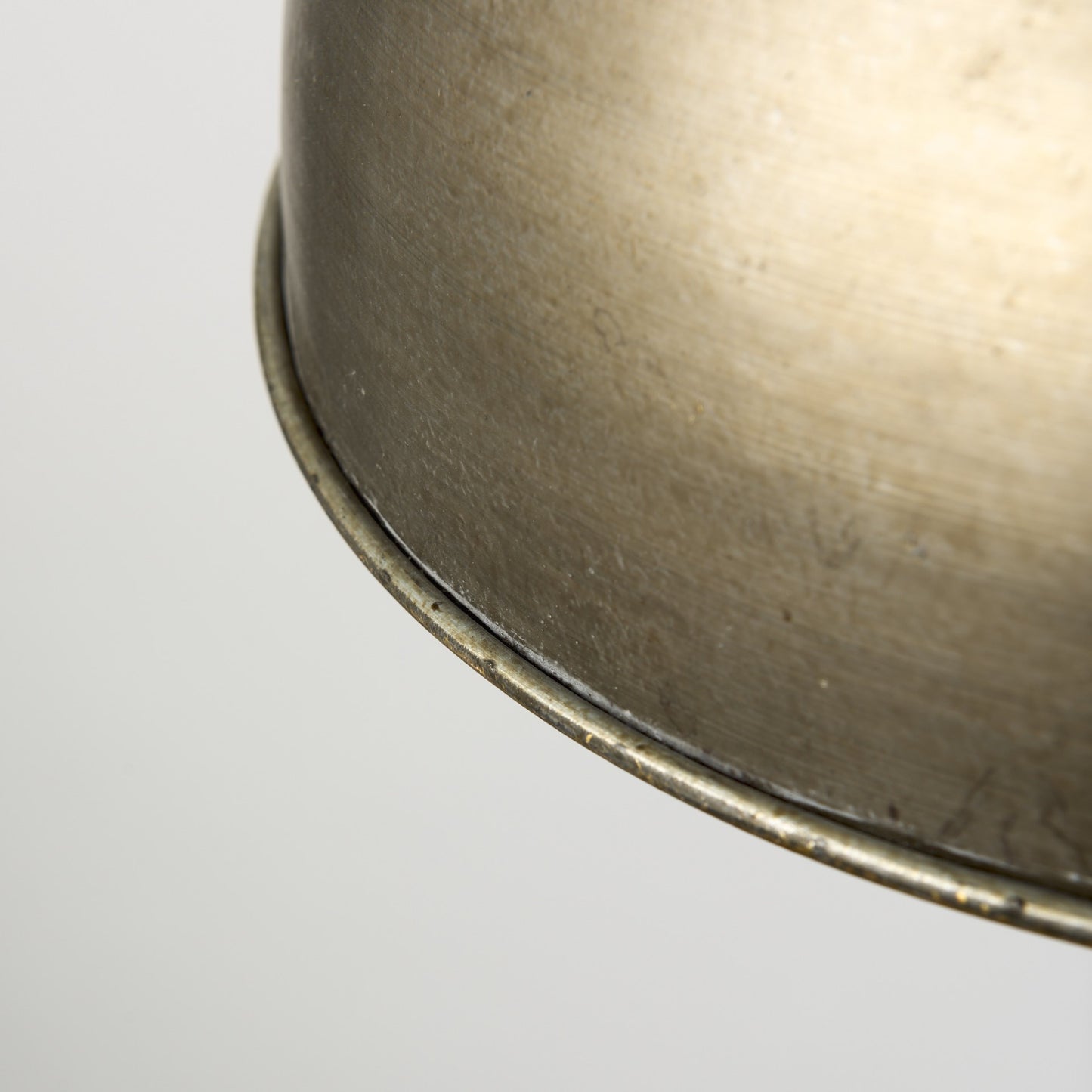 Gold Toned Dome Hanging Pendant Light