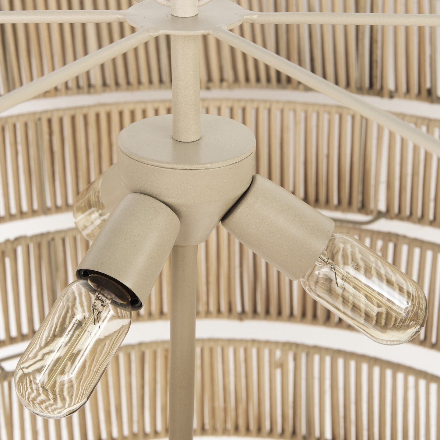 Light Brown 6 Tier Hanging Chandelier