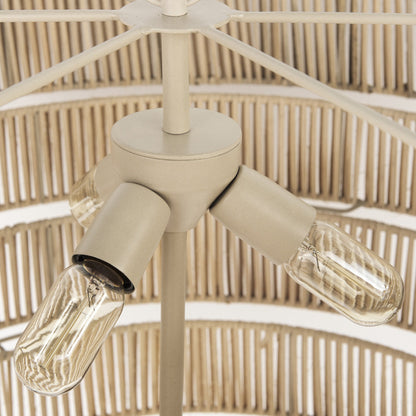 Light Brown 6 Tier Hanging Chandelier