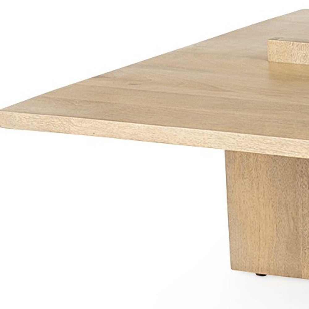 Natural Wood Coffee Table image 5