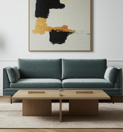 Natural Wood Coffee Table image 1