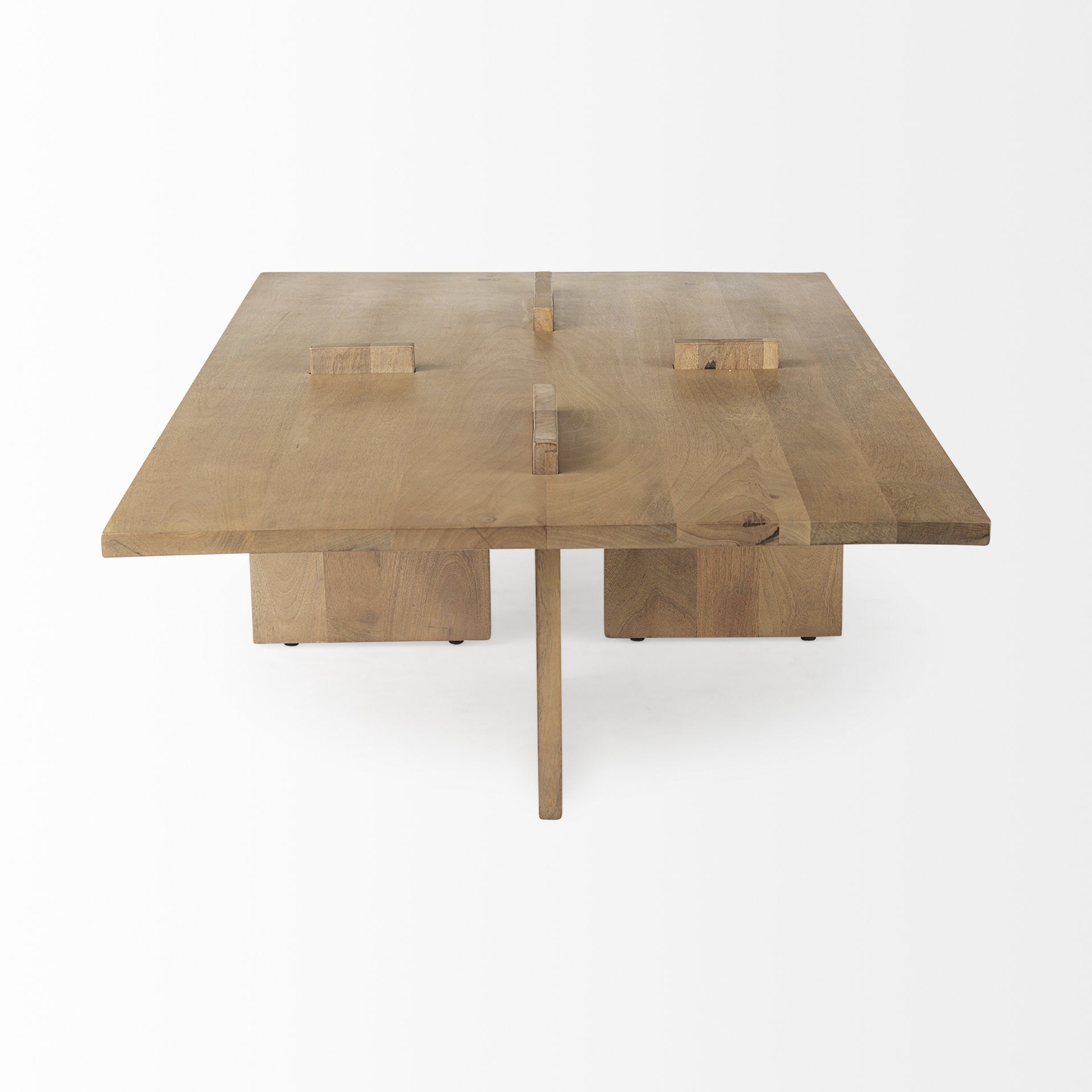 Natural Wood Coffee Table image 4