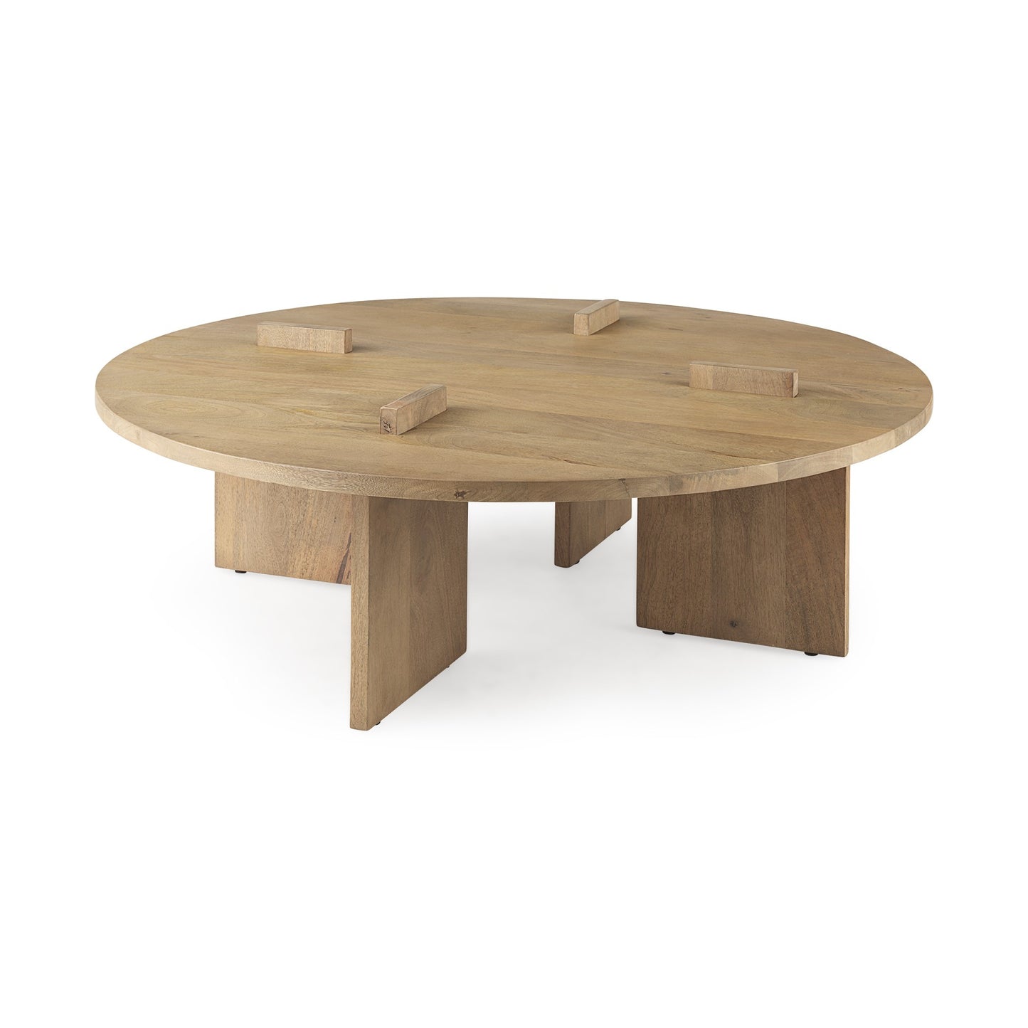 Natural Round Coffee Table