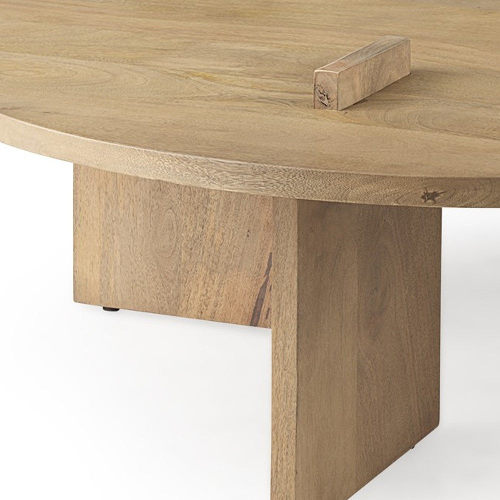 Natural Round Coffee Table