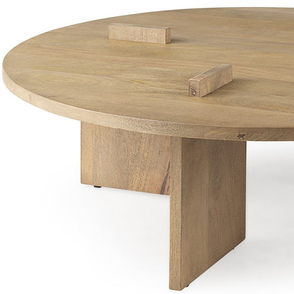 Natural Round Coffee Table
