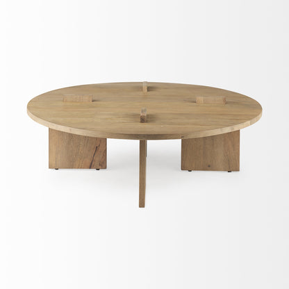 Natural Round Coffee Table