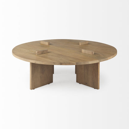 Natural Round Coffee Table
