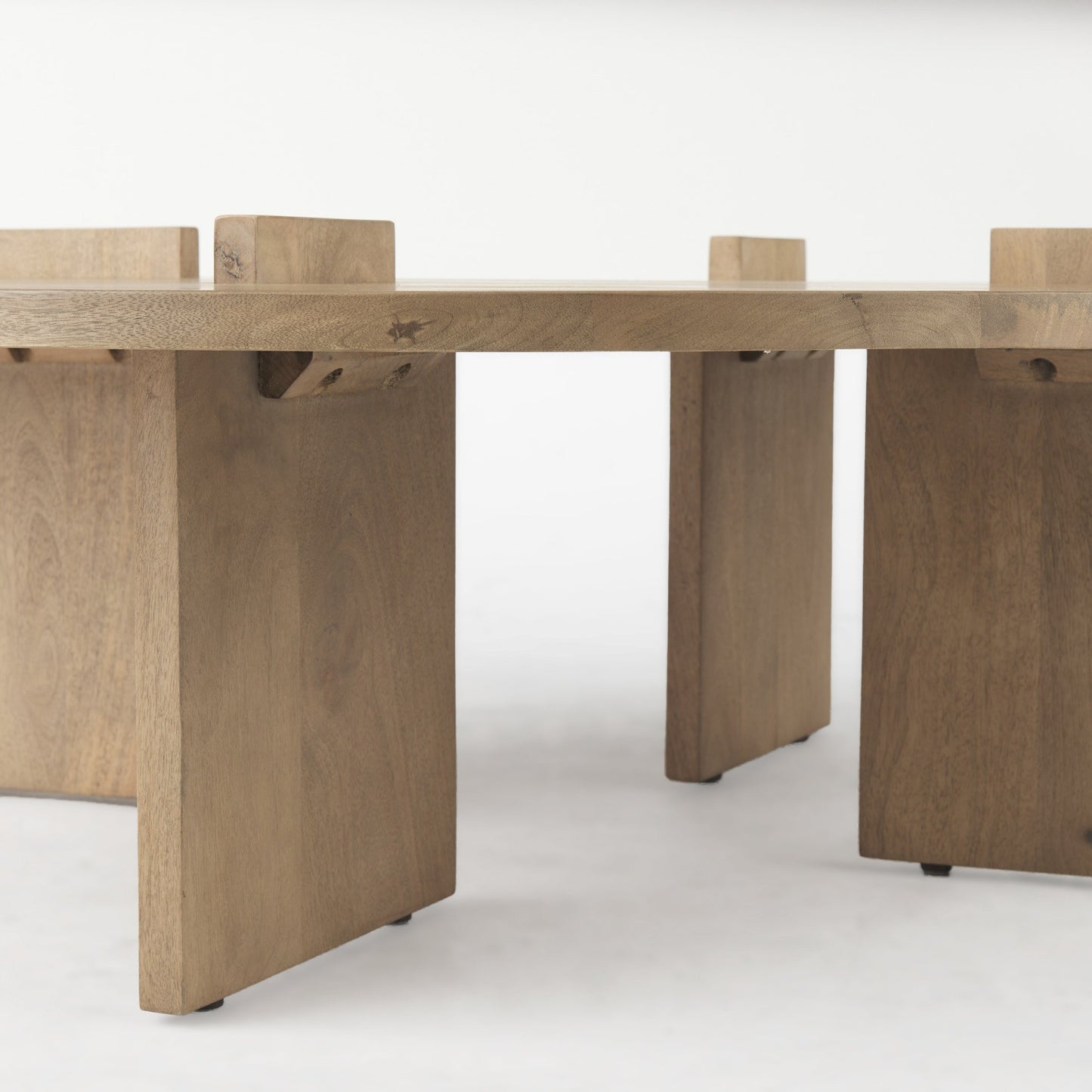 Natural Round Coffee Table