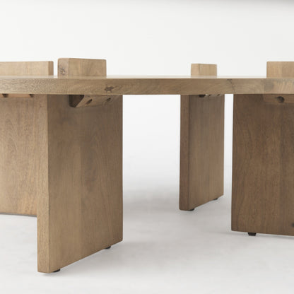 Natural Round Coffee Table