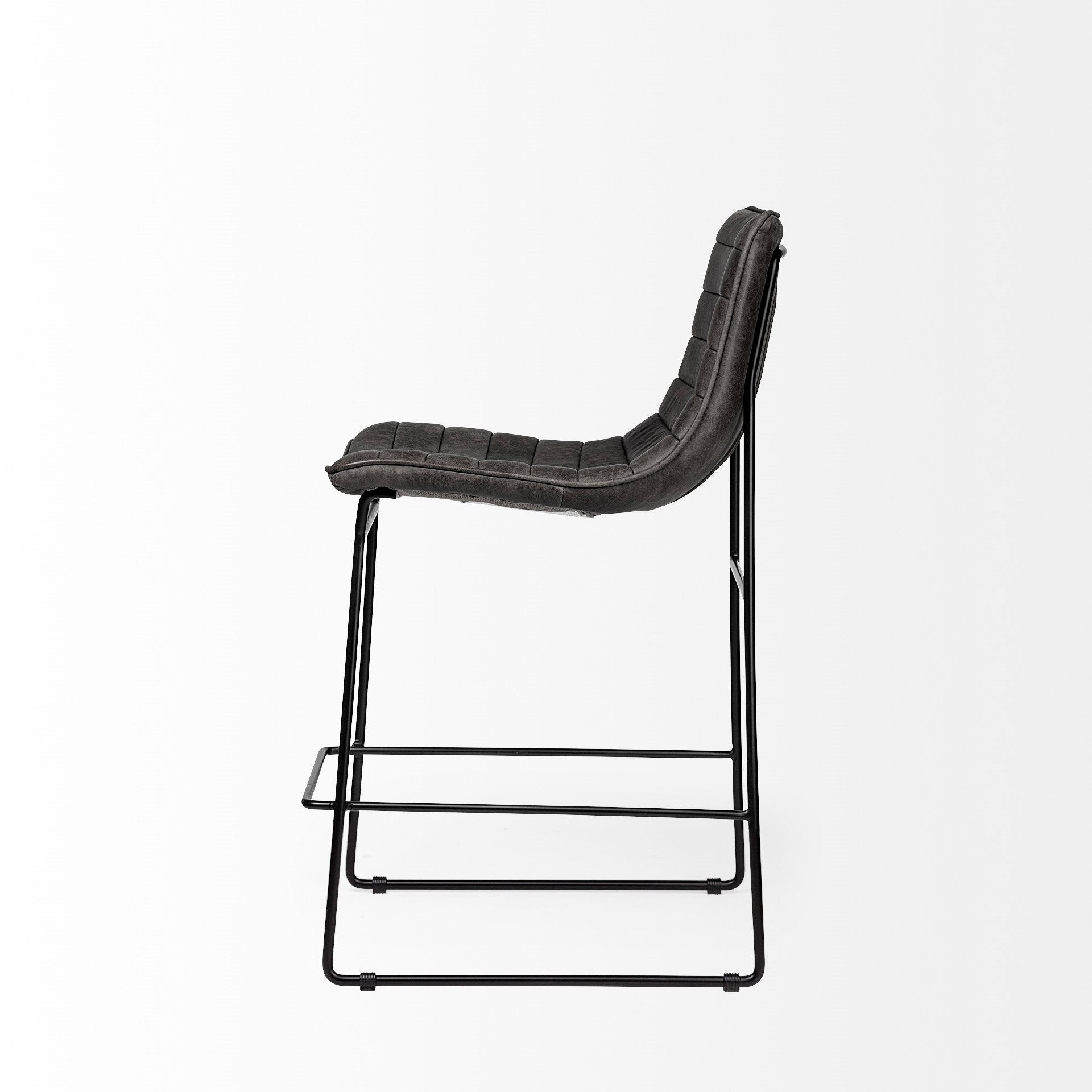Black Iron Counter Height Bar Chair