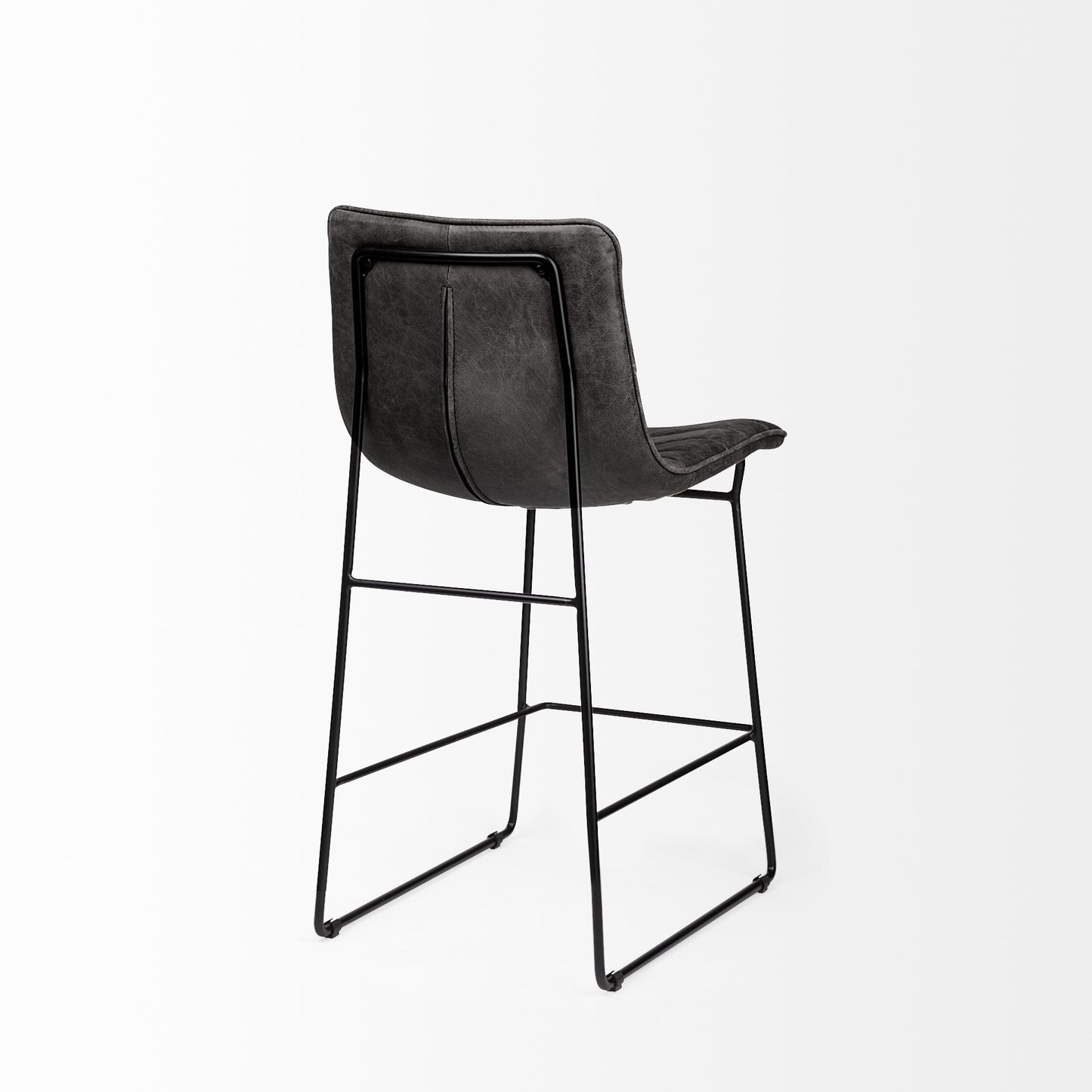 Black Iron Counter Height Bar Chair