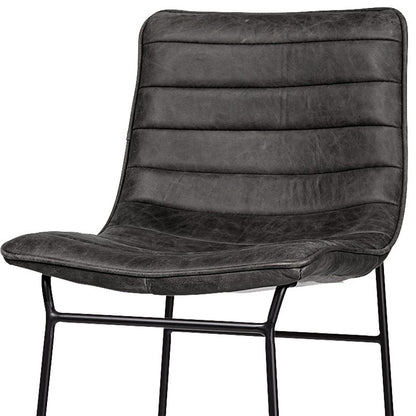 Black Iron Counter Height Bar Chair